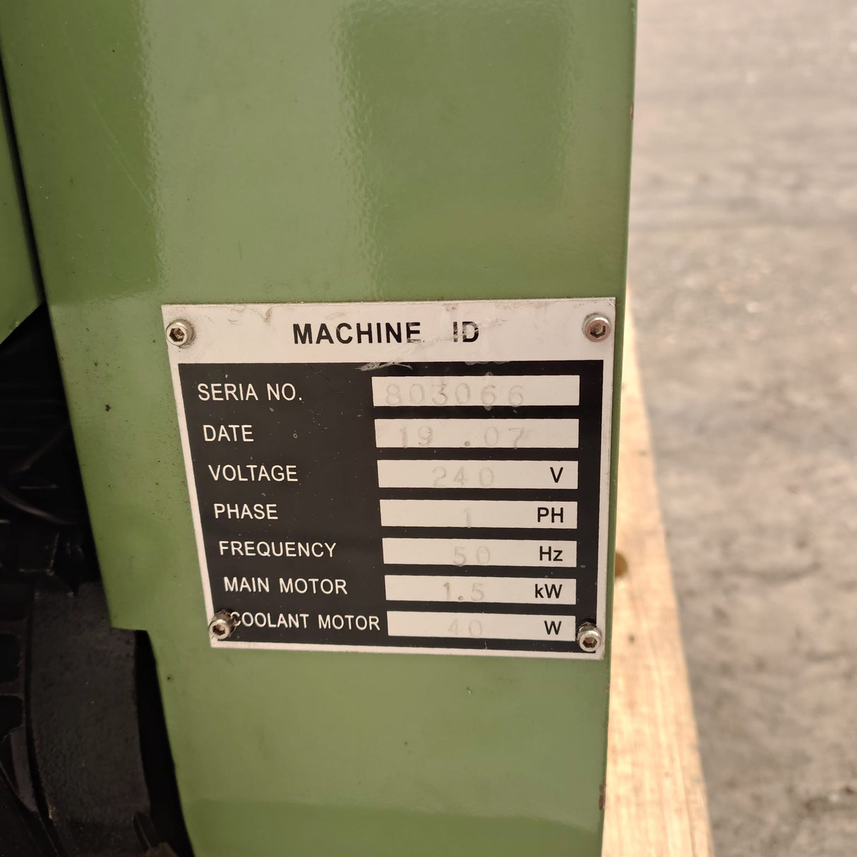 GH1230 Lathe Gear Head with DRO (used) (£120 Delivery)