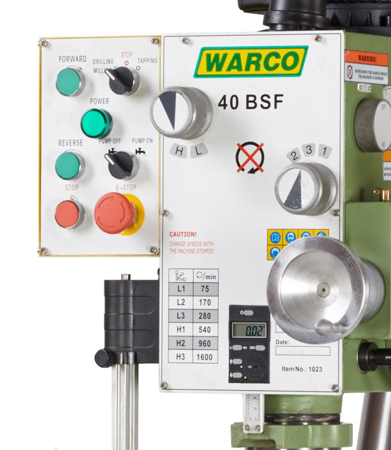 40 BSF Drilling Machine Pillar Drill (440v 3 phase)