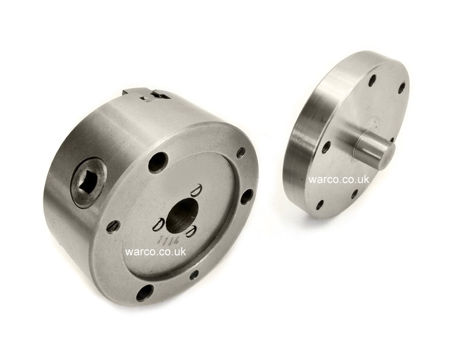 125mm HV6 Chuck & Backplate for Rotary Table