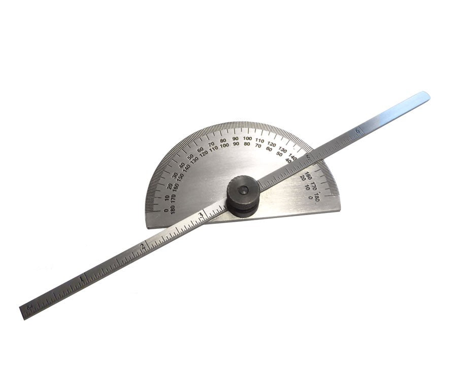 Protractor & Depth Gauge Stainless Steel