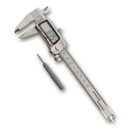 Digital Vernier Caliper with Thumb Wheel - 200mm / 8" Scale