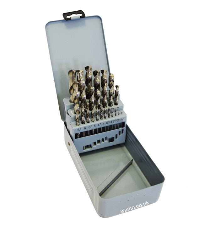Drill Set - Metric HSS - Metric 25 piece set