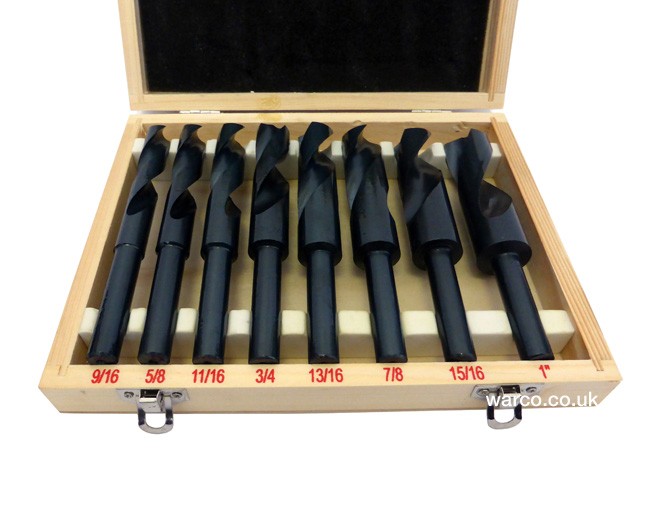Drill Set - Reduced Shank Drills 8 Piece - Metric