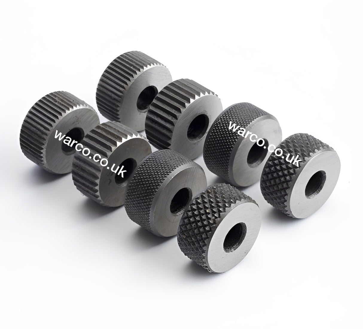 Knurls for Knurling Tool - Replacement Pair - Diamond - Medium - Warco