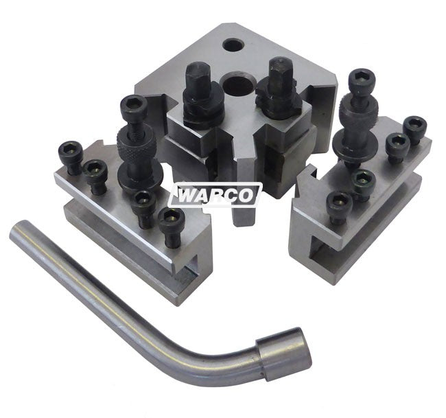 Quick Change Tool Post - 125-150mm Centre Height 9009 - Set for WM 240