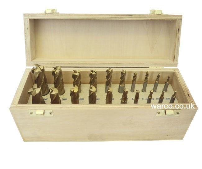 End Mills & Slot Drills Milling Cutters - 20 Piece Set