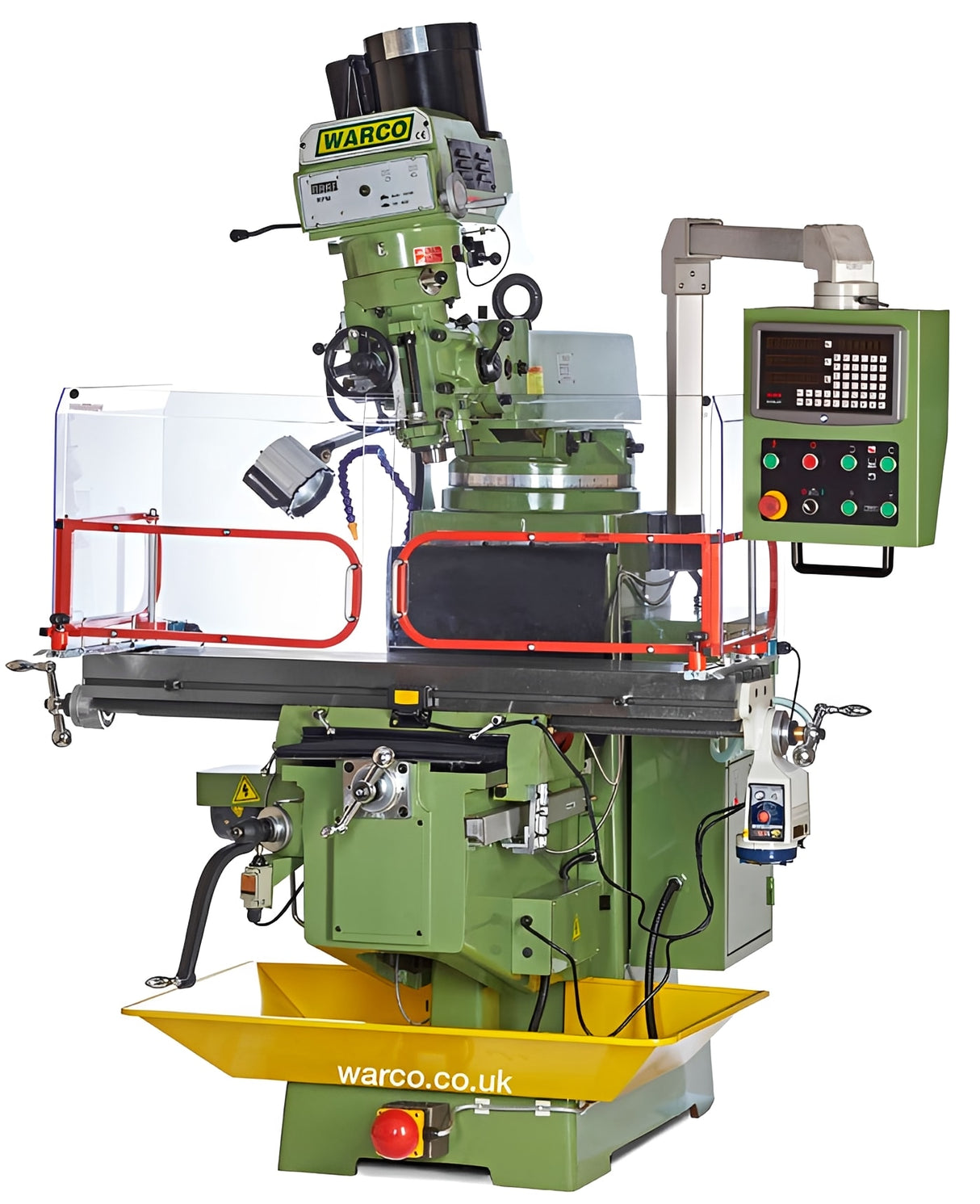 Warco WM40 turret milling machine with DRO and power feeds, metalworking machine tools lathe mill