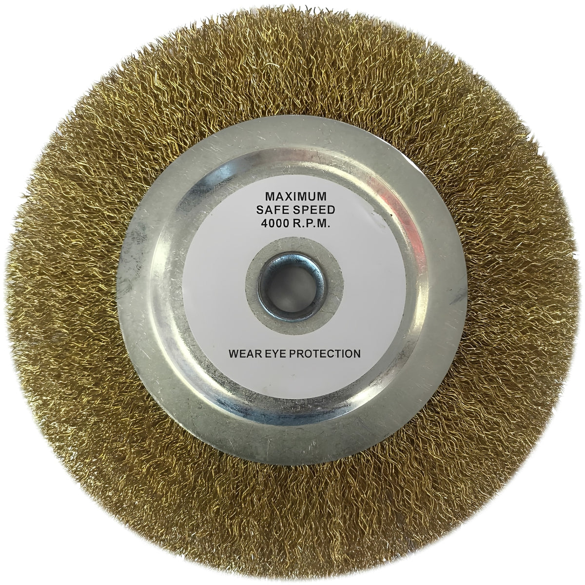 Wire Brush Wheel - 6" (150mm) x 12.7mm bore - Warco