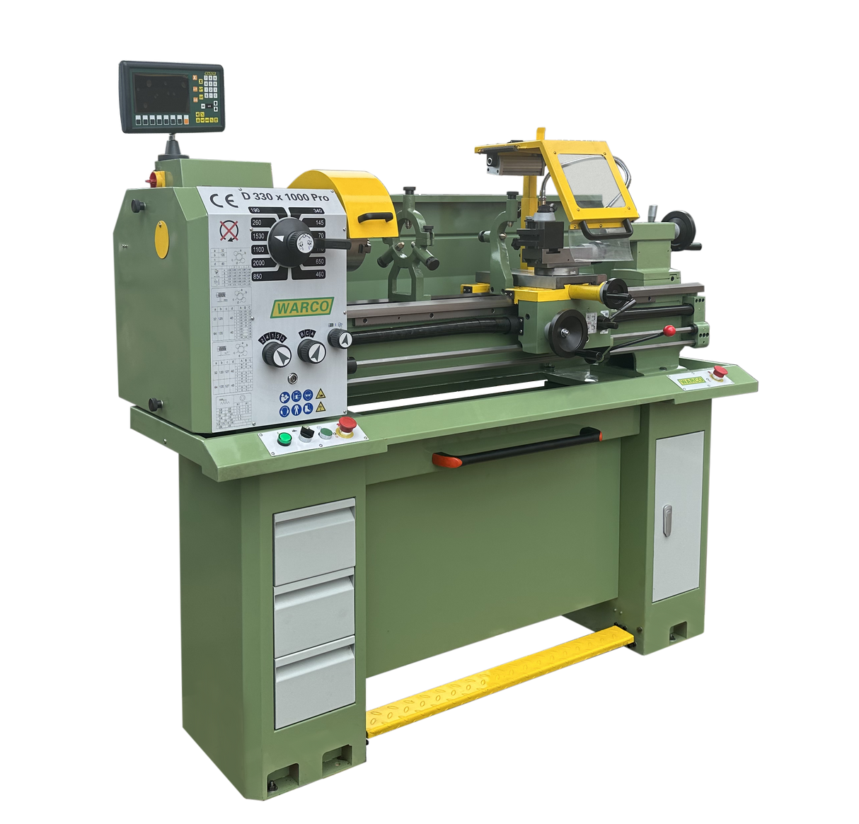 D330 Pro Gear Head Lathe (with stand & DRO)