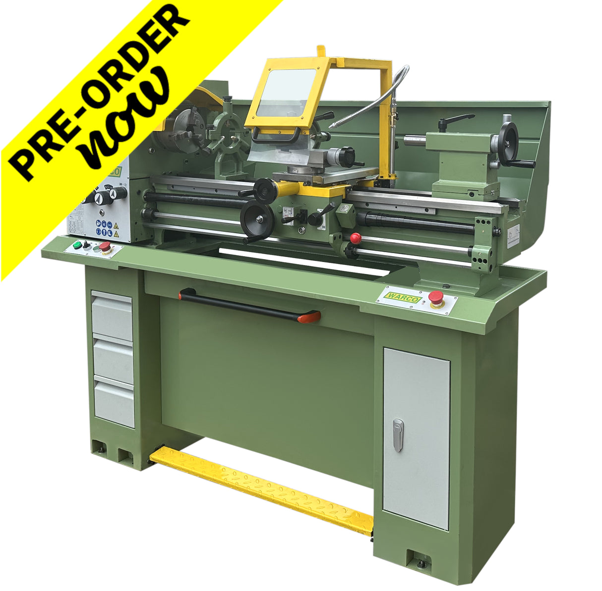 D330 Pro Gear Head Lathe (with stand & DRO)