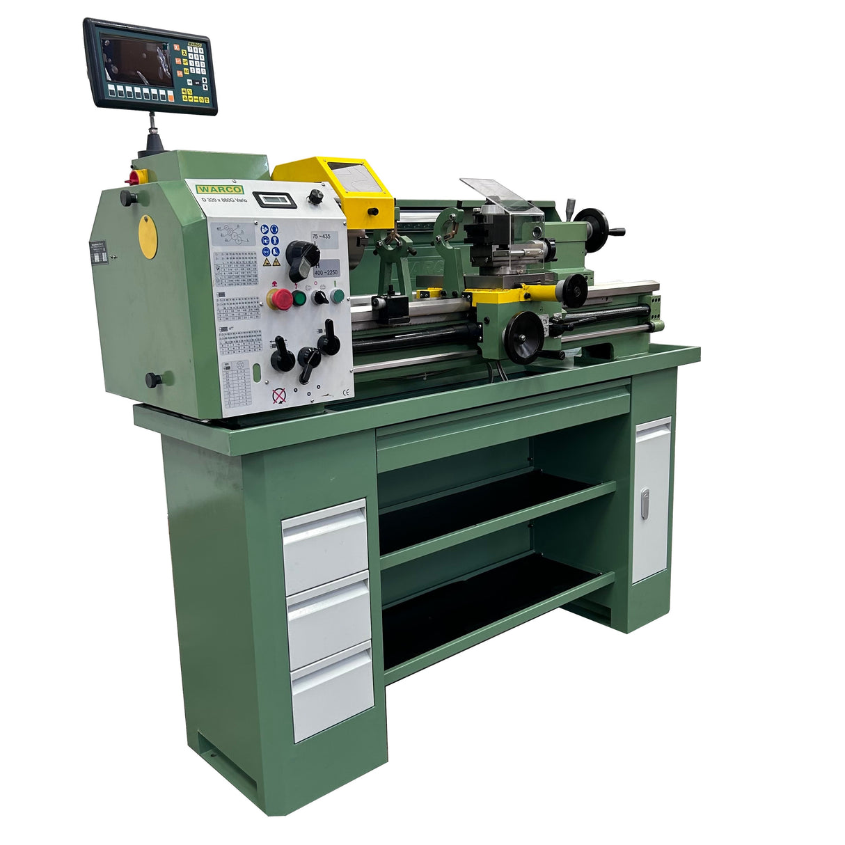 D320 Vario/Geared Lathe (with stand and DRO)
