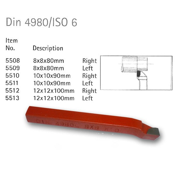 Carbide Tip Lathe Tool 90° Shoulder - 5512