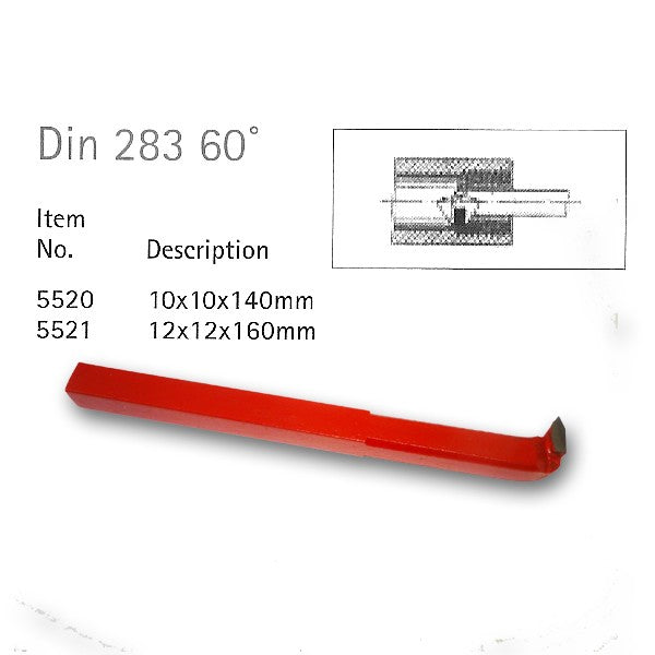 Carbide Tip Lathe Tool 60° Internal Threading - 5520
