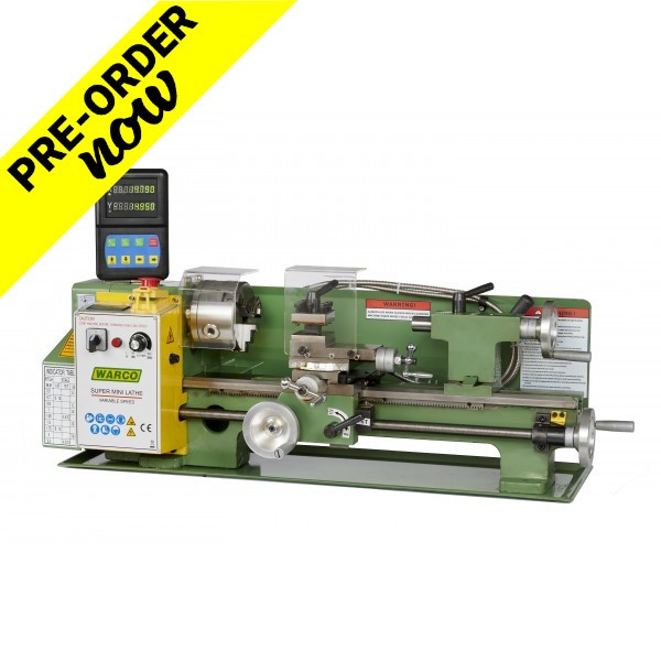 Super Mini Lathe with DRO