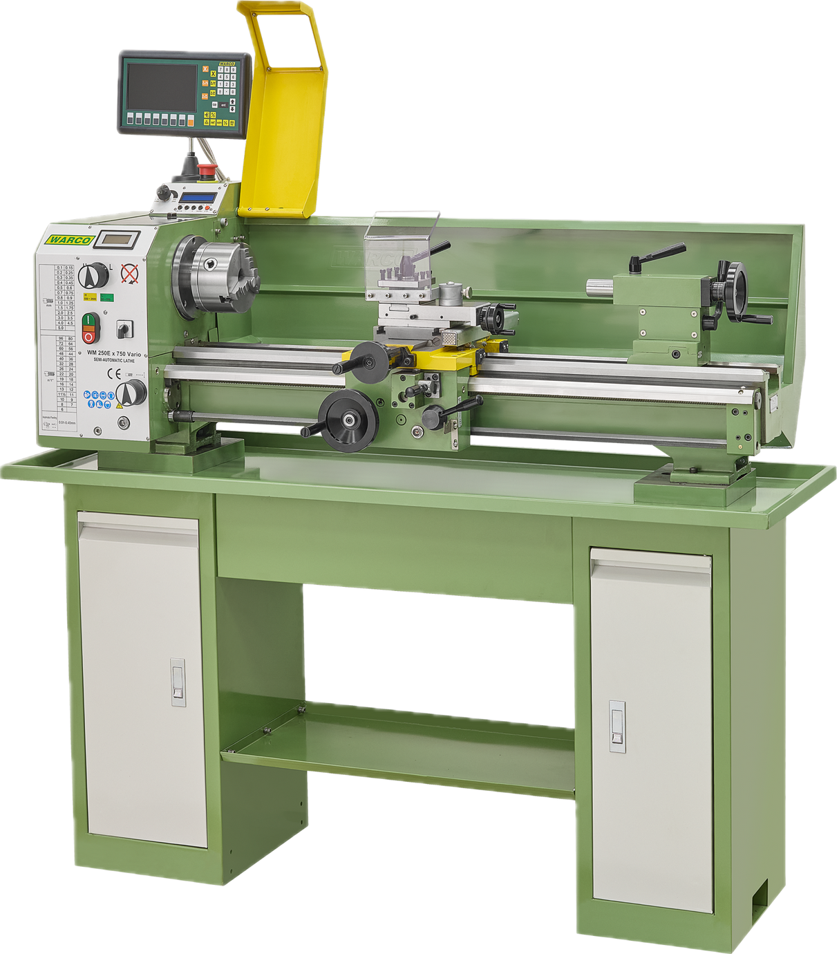 D250EL Electronic Leadscrew Lathe with DRO