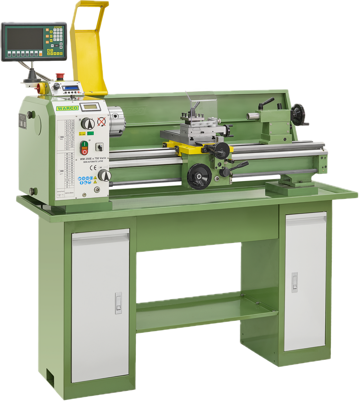 D250EL Electronic Leadscrew Lathe with DRO