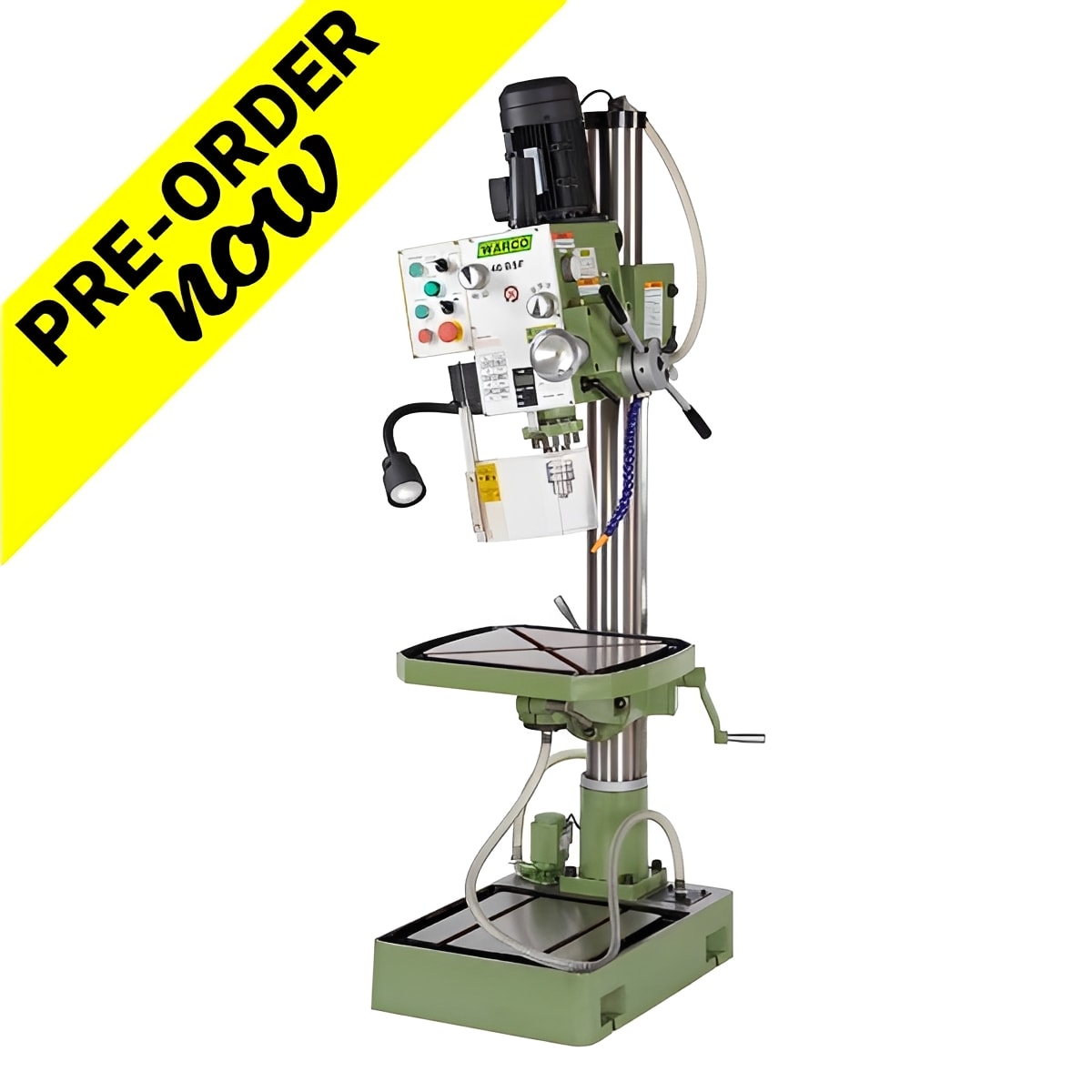 Warco 40 BSF drilling machine pillar drill 240V with metalworking machine tools, lathe and mill use
