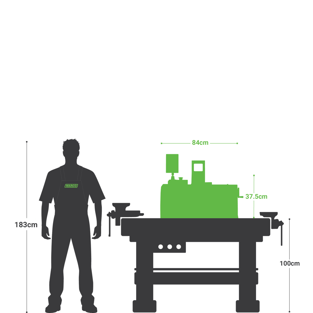 image of WM180 Lathe with DRO - Warco