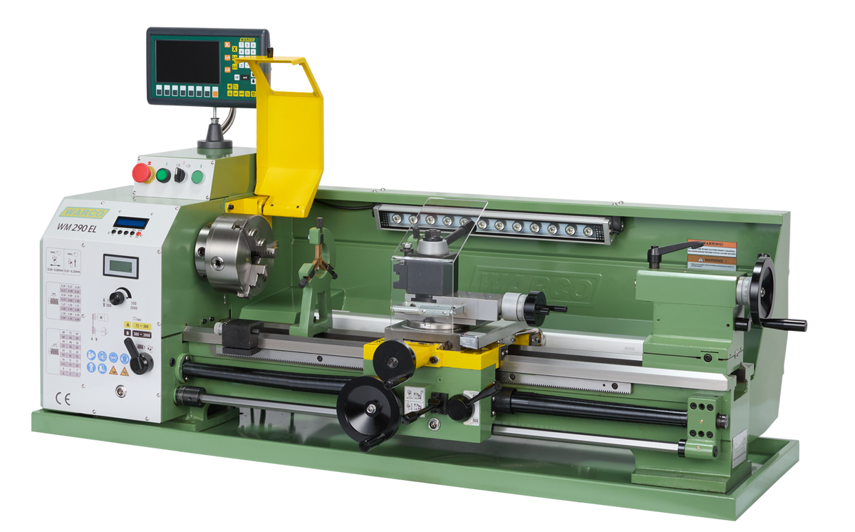 D290EL Electronic leadscrew Lathe
