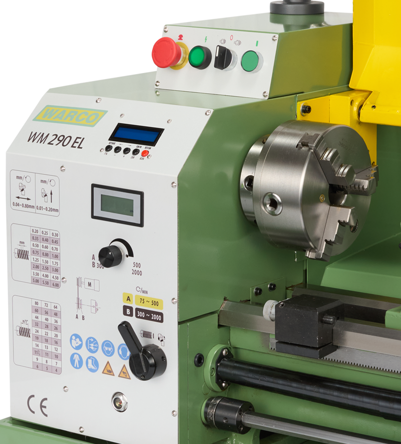 D290EL Electronic leadscrew Lathe