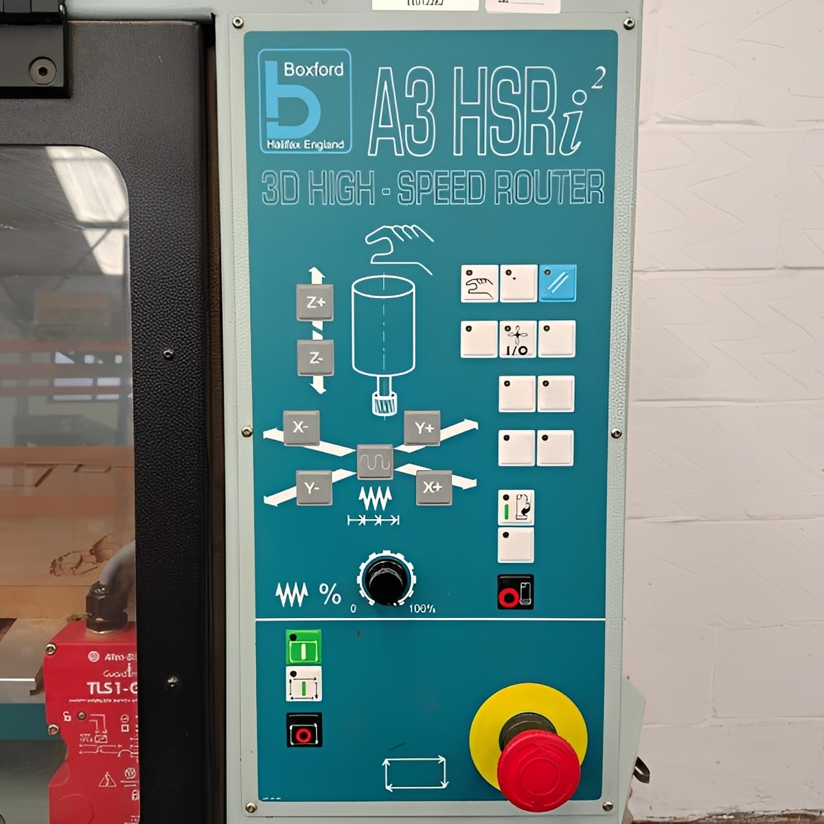 Boxford A3 HSRi2 3D High - Speed Router with P&J Dust Extractor (used) £60 Delivery - Warco