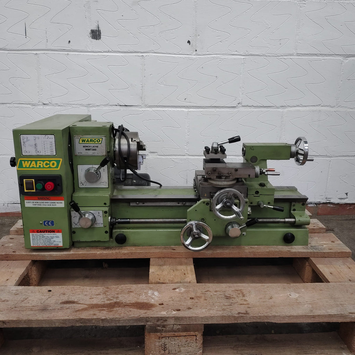 WMT300 Lathe with Stand - Imperial (used)