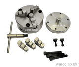 125mm HV6 Chuck & Backplate for Rotary Table
