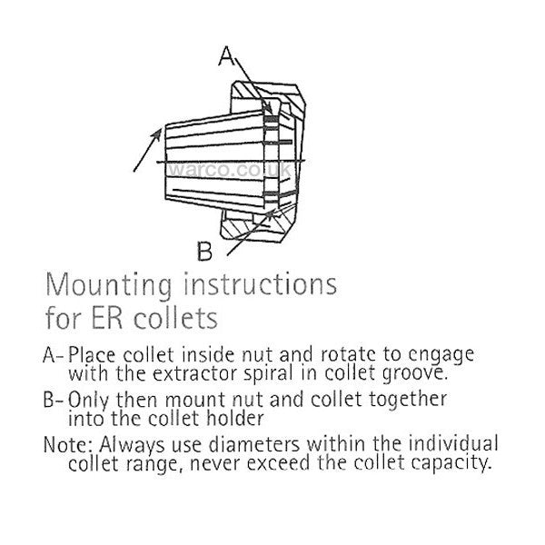 ER25 Collet Chuck 2MT - 2MT Tapped 10mm