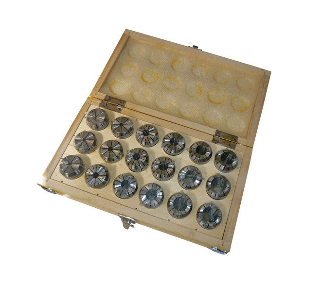 ER32 Collets - 18 Piece Box Set