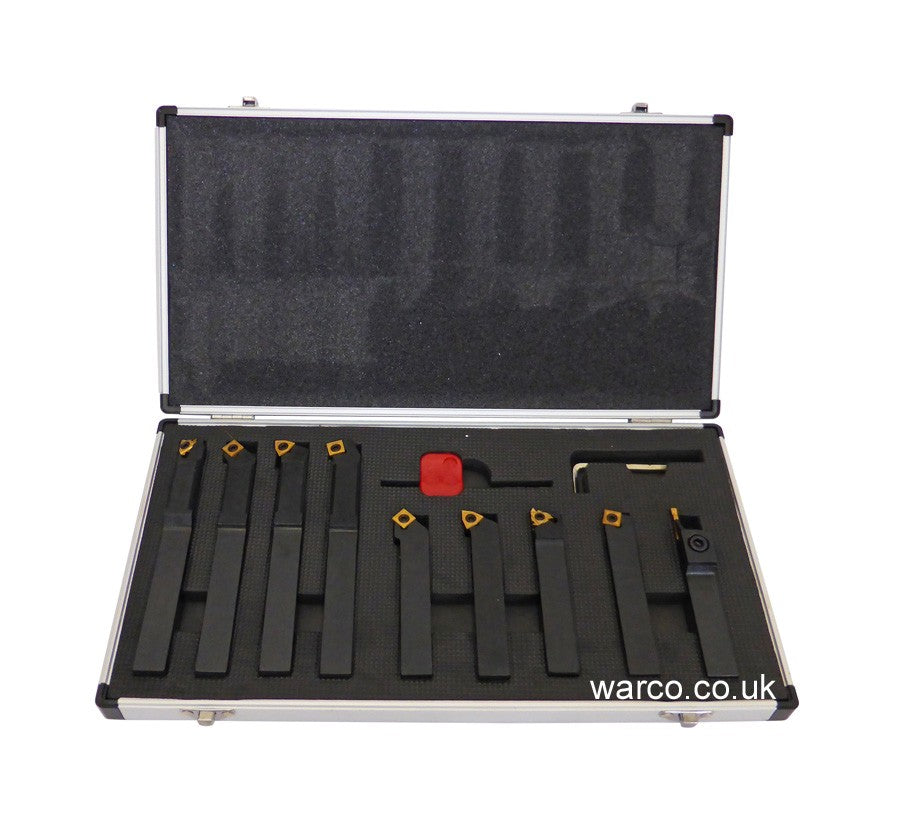 Indexable Lathe Tools - 9 Piece Set - 16mm
