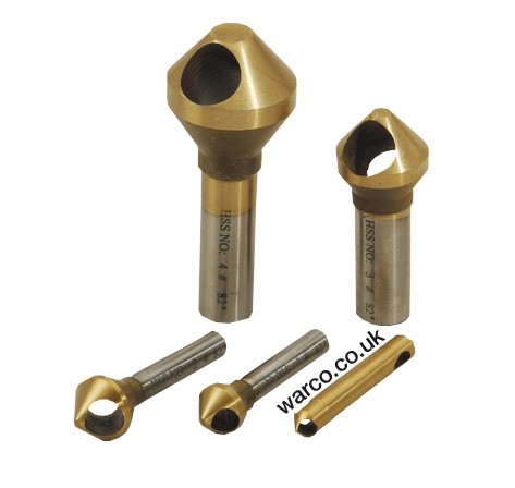 Countersink & Deburring Set - 5 Piece 82Ã‚Â°