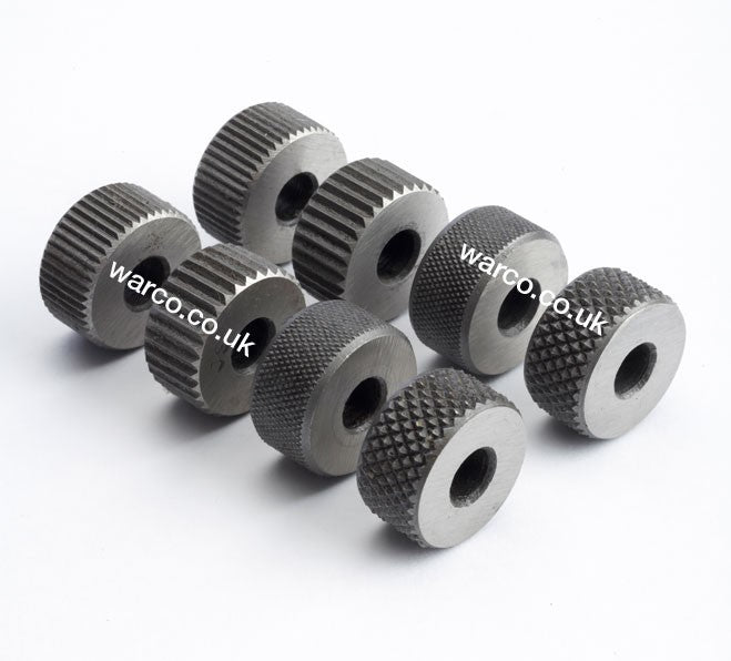 Knurls for Knurling Tool - Replacement Pair - Straight - Coarse