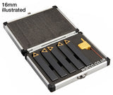 Indexable Lathe Tools - 5 Piece Set 12mm