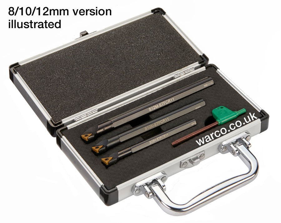 Indexable Boring Bar - 3 Piece Set - 9674A Inserts