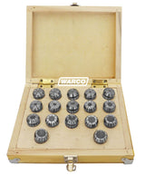 ER25 Collets - 17 Piece Box Set