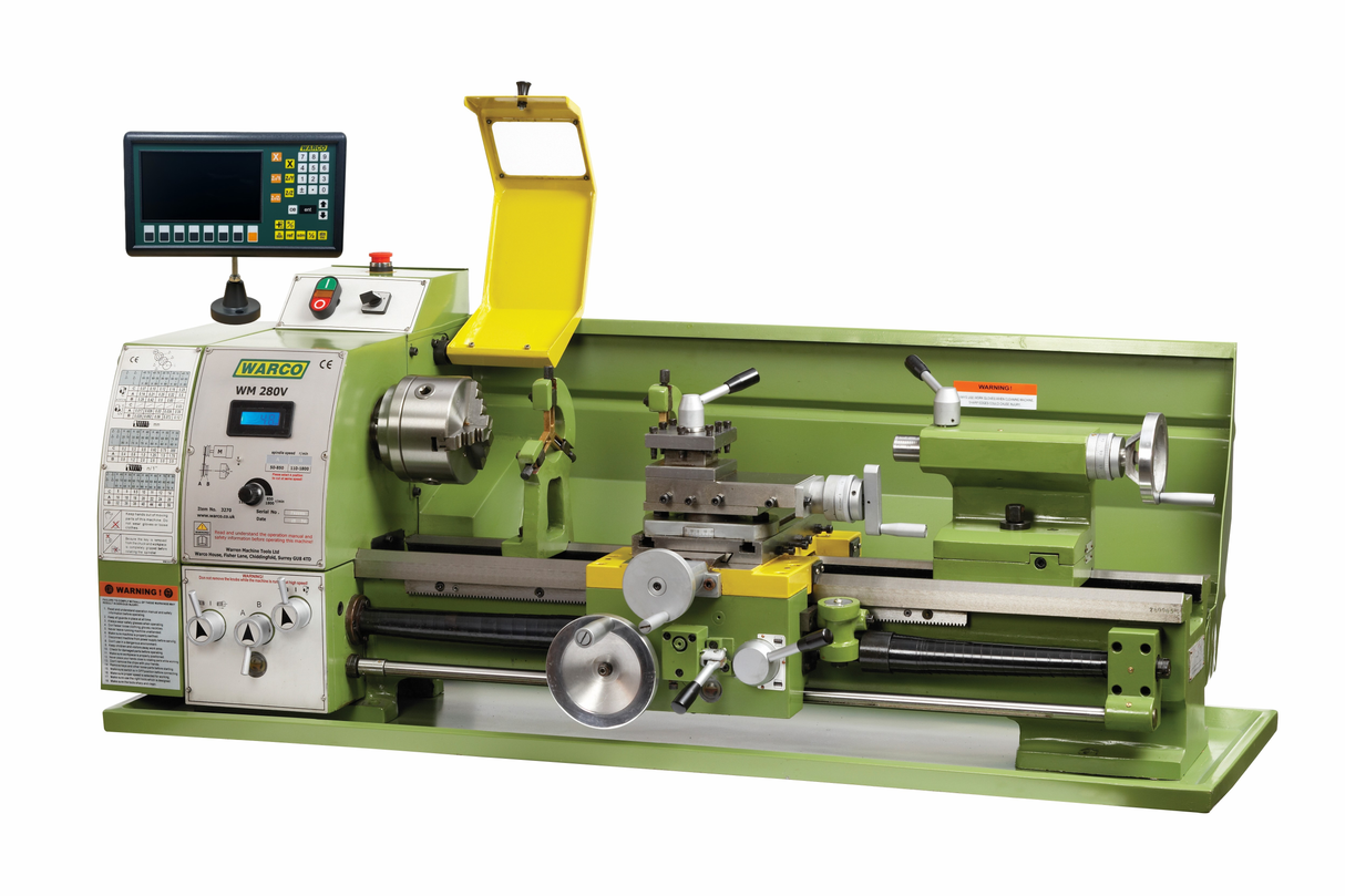 WM280V Lathe Inverter Drive Variable Speed with DRO