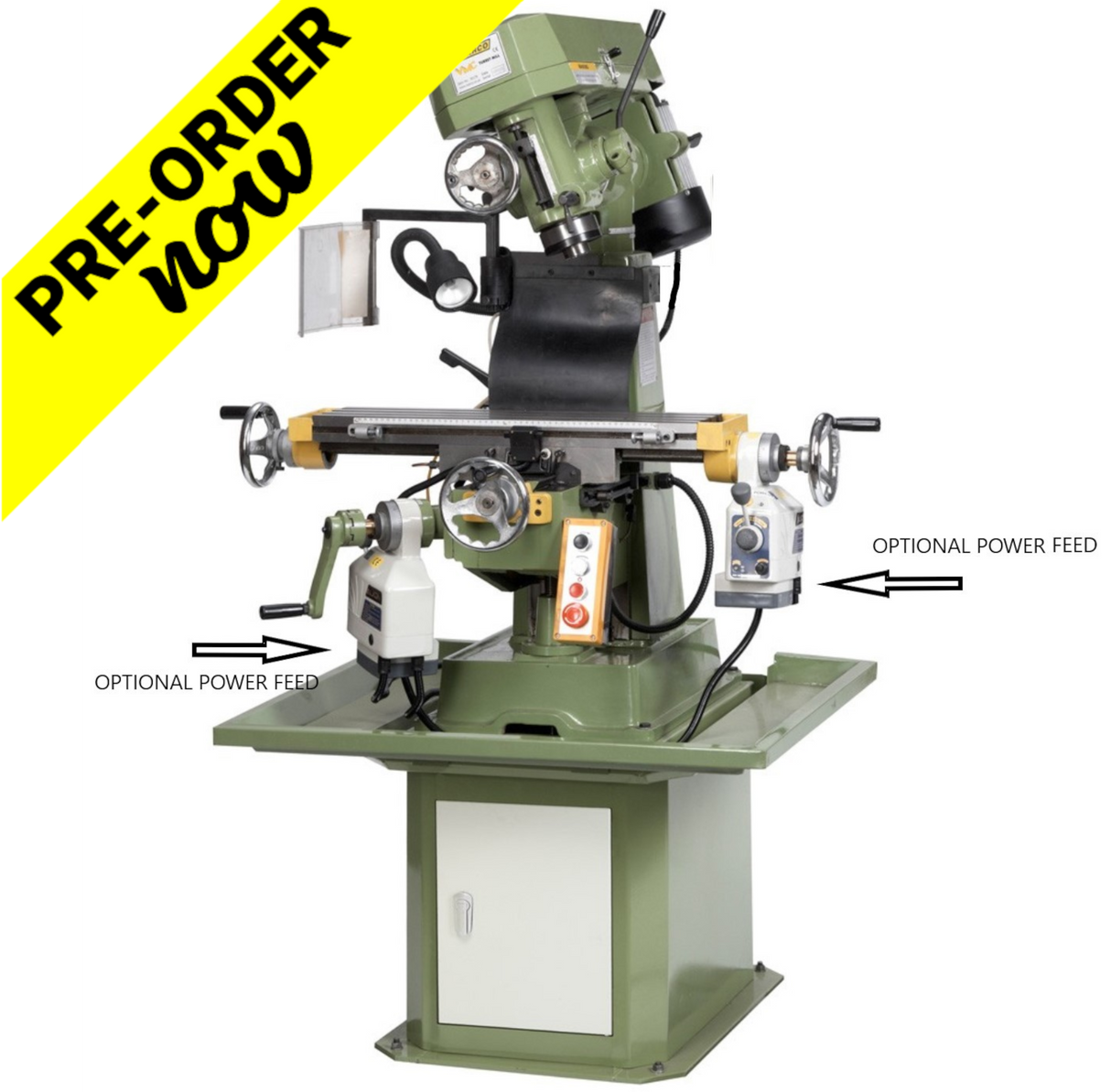 VMC Milling Machine DRO - Turret Mill (240V)