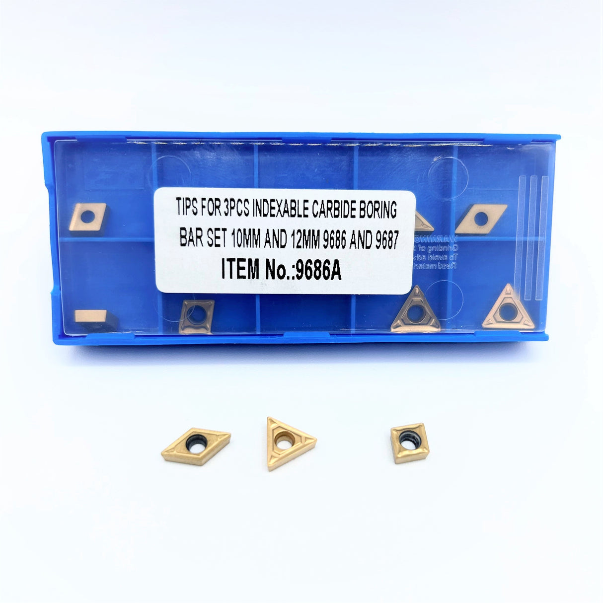 Indexable Boring Bar - 3 Piece Set - 12mm