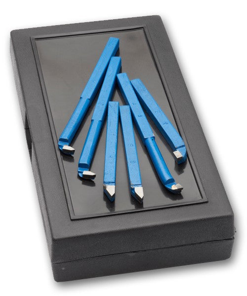 Tungsten Carbide TCT Lathe Tools - 6 Piece Set 6mm, 8mm, 10mm - 8mm