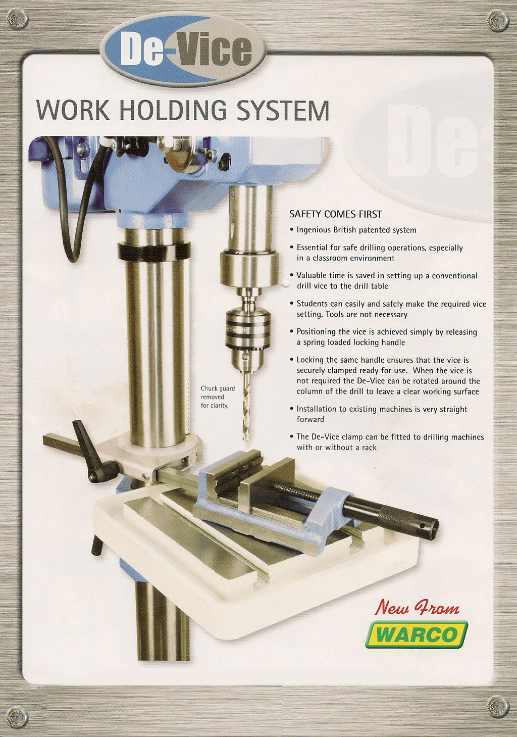 De-Vice Work Holding System and Vice - 80mm