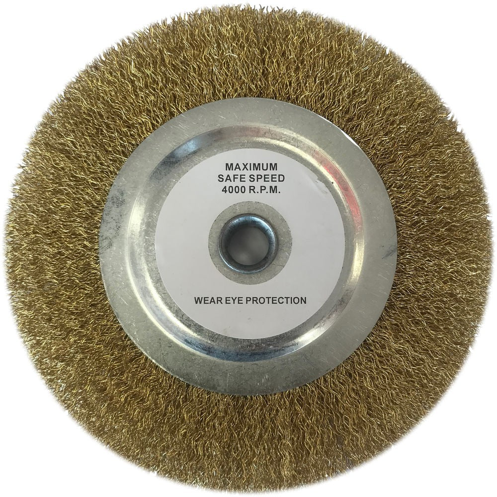 Wire Brush Wheel - 6" (150mm) x 12.7mm bore