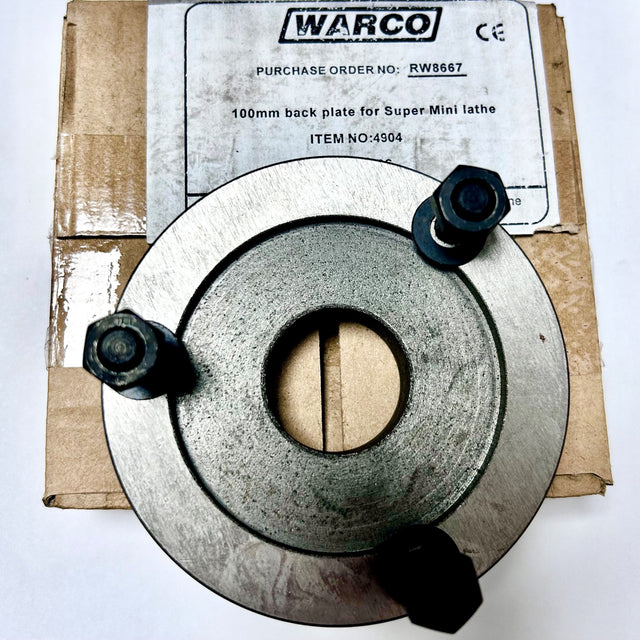 Backplate for Warco Mini Lathe - New Super Mini Lathe - Warco