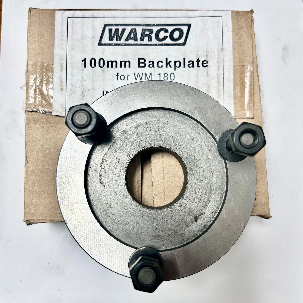 Backplate for Warco Lathes - GH600, D250EL - 125mm