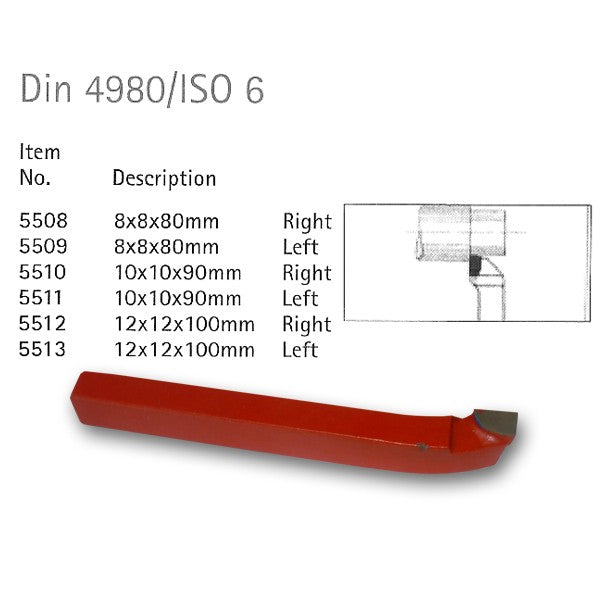 Carbide Tip Lathe Tool 90Ã‚Â° Shoulder - 5511