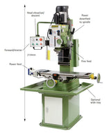 Super Major Milling Machine - R8
