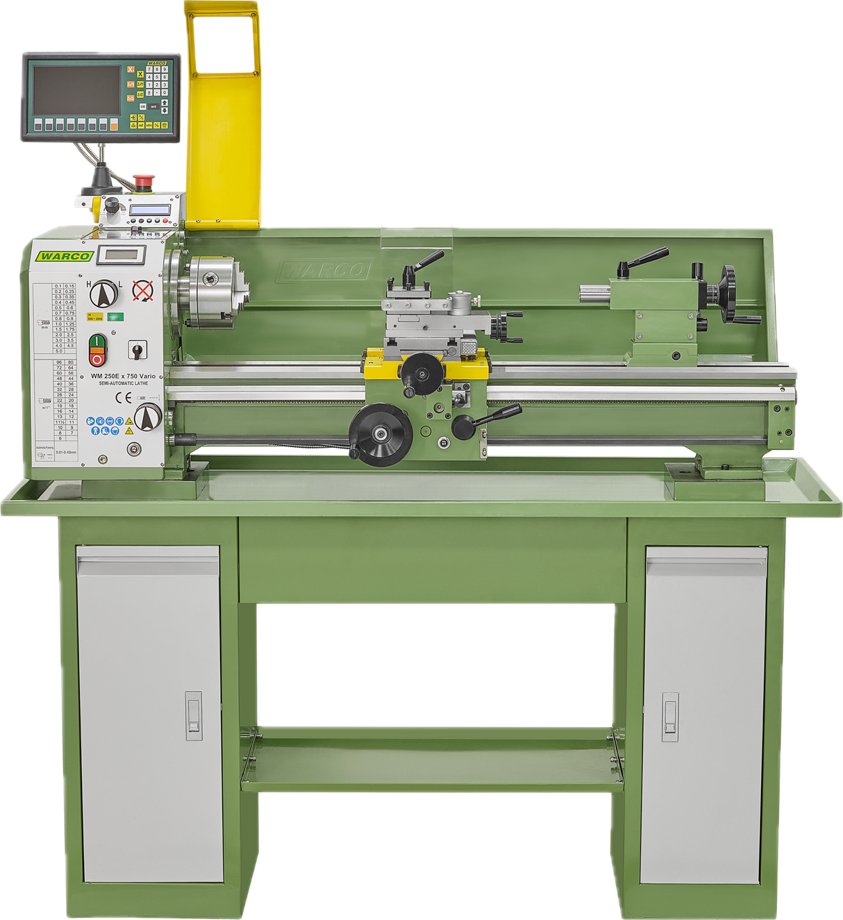 D250EL Electronic Leadscrew Lathe with DRO