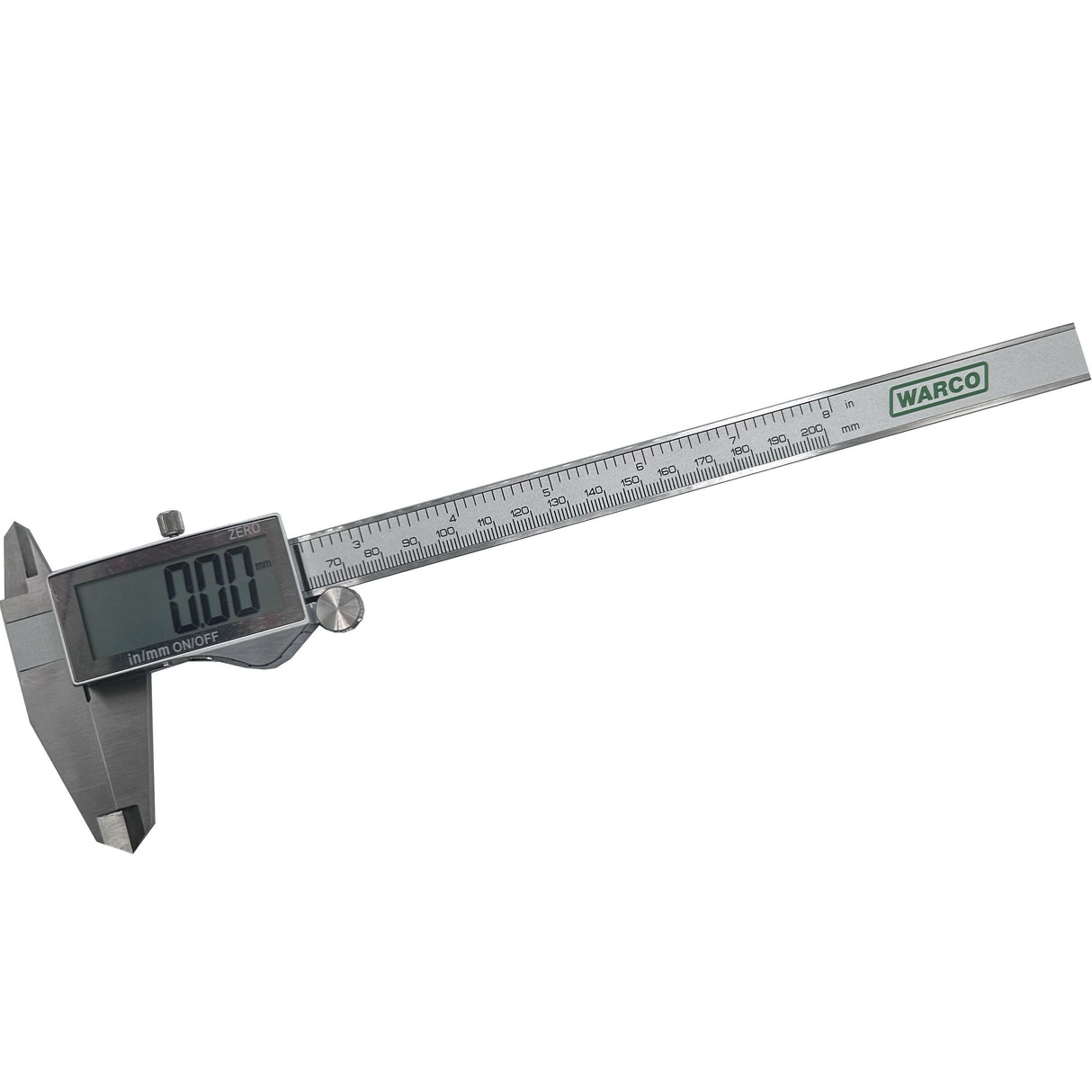 Digital Vernier Caliper with Thumb Wheel  - 200mm / 8" Scale