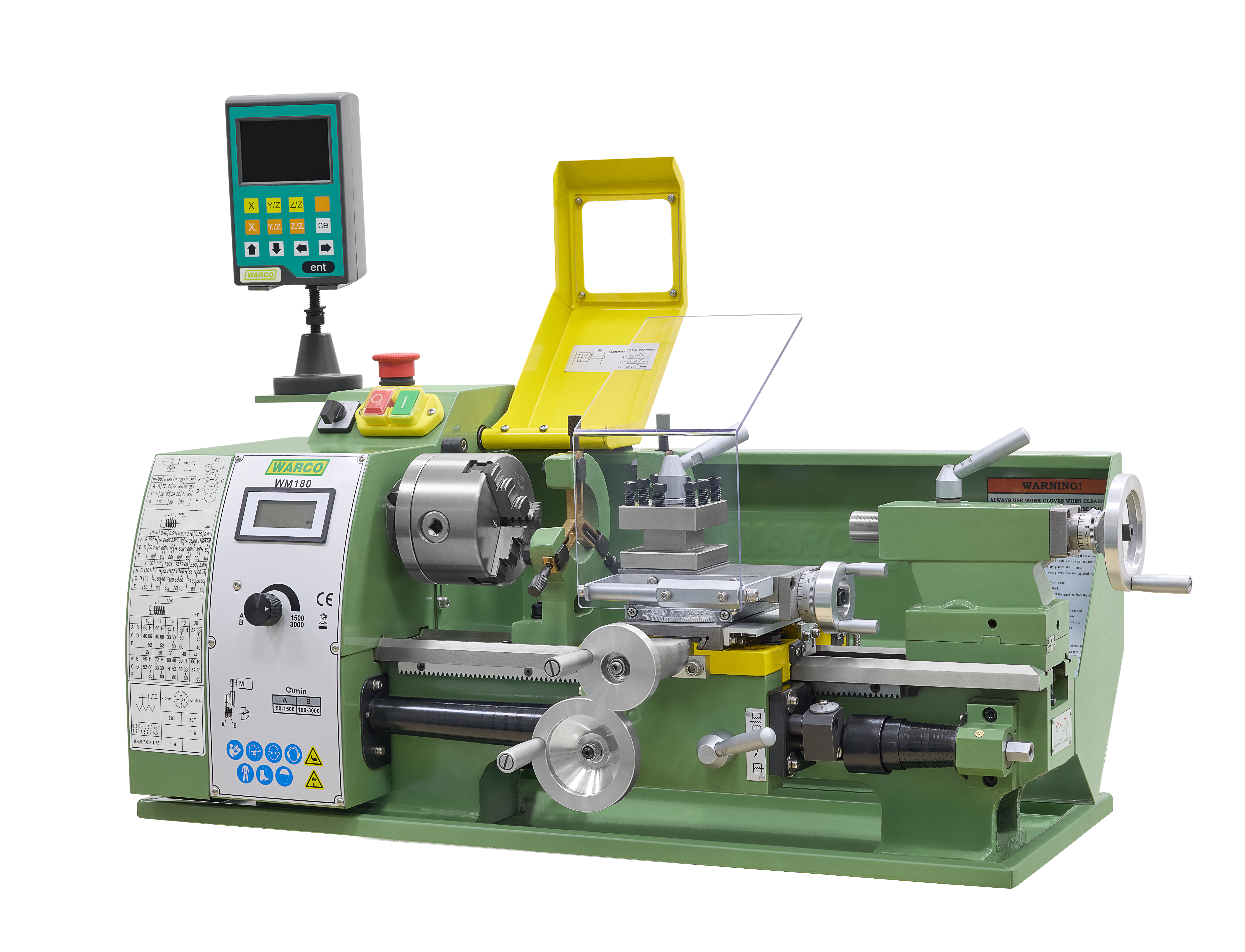 美品　WORKERS 801 w33　L31 WM180 Lathe with DRO | Warco