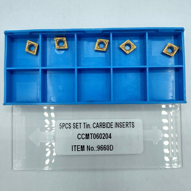 Tips Set - For Indexable Lathe Tools 7 Piece - 9660D Inserts - Warco