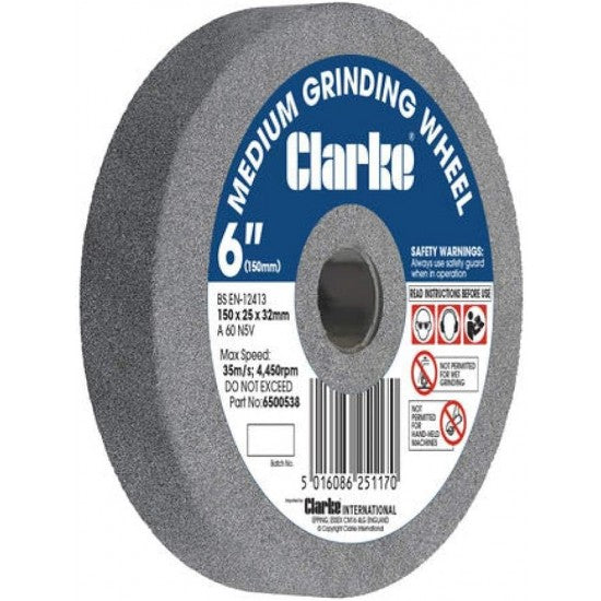 Grinding Wheel 6" (150 Dia x 32 bore x 25mm) - Medium